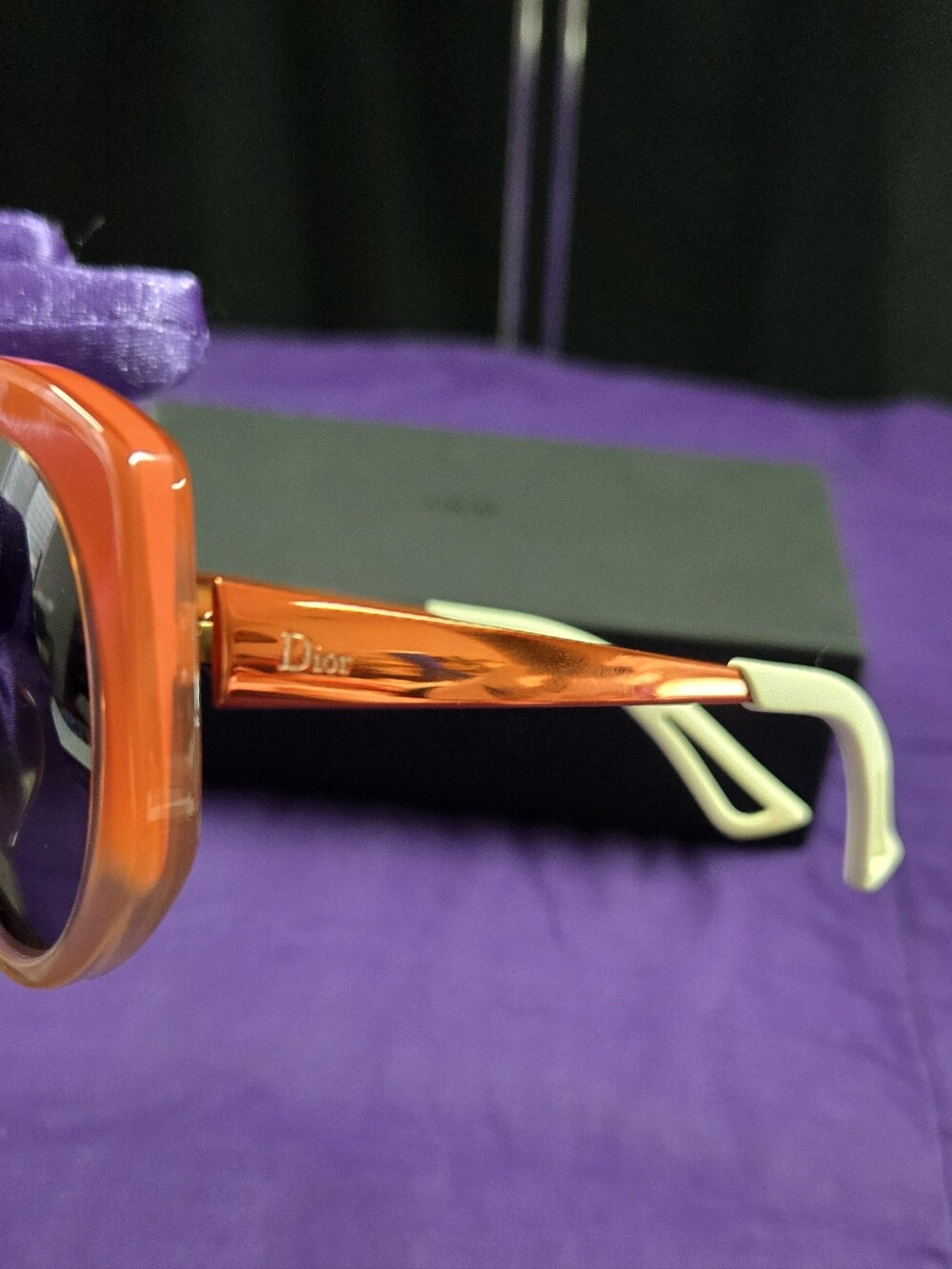 Dior Extase Over-sized Orange Ombre Sunglasses KW5XQ 58-16-140 - Picture 3 of 12